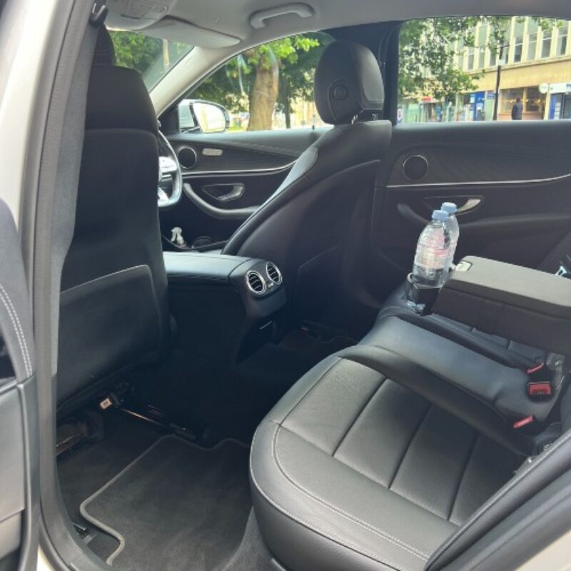 E-class rear passenger seating