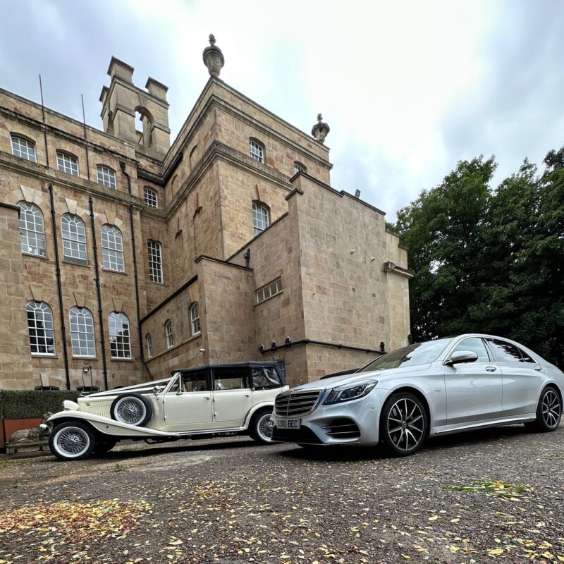 wedding cars - Mercedes S-class & the Beauford wedding car