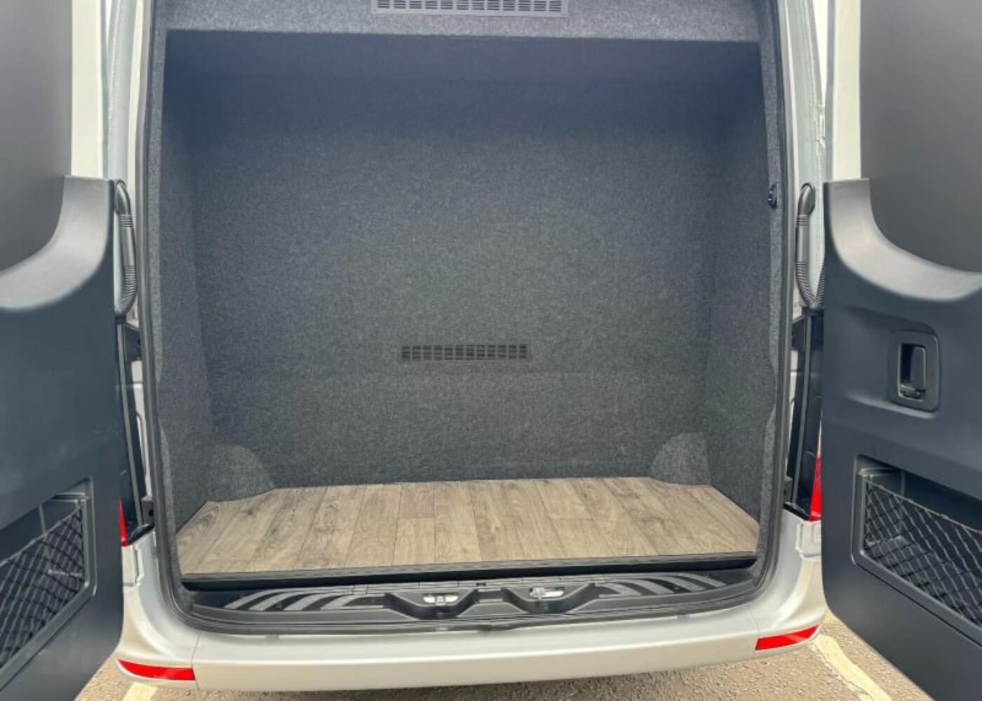 8 Seat mini bus luggage compartment